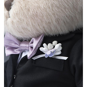 Медведь Lina TeddyTales, M, в костюме жениха, 30 см